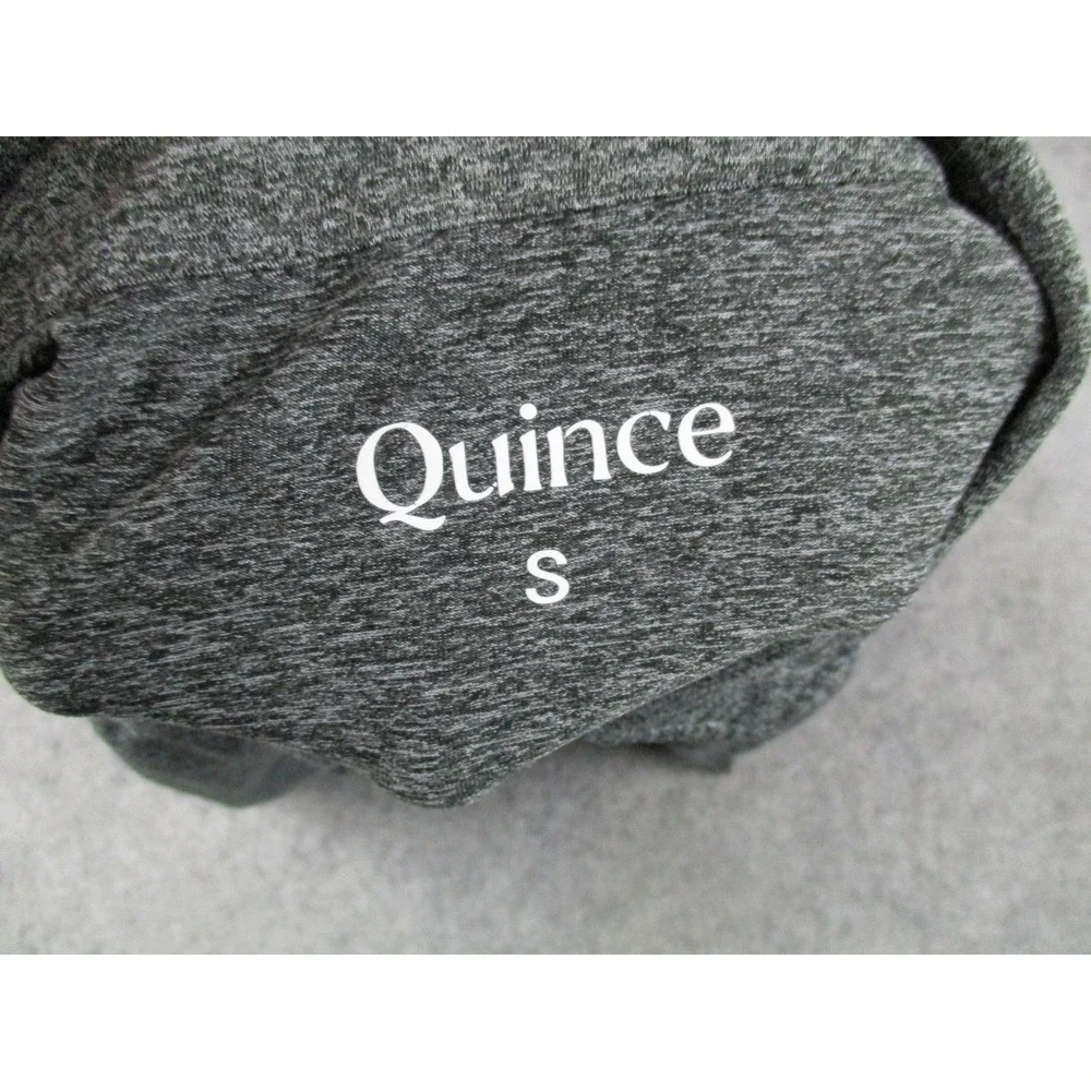 Quince Polo Shirt Mens Small Gray Jersey Collared Button Performance Casual Golf